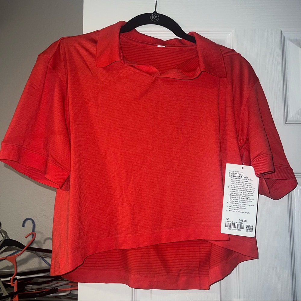 Lululemon Cropped Golf Polo